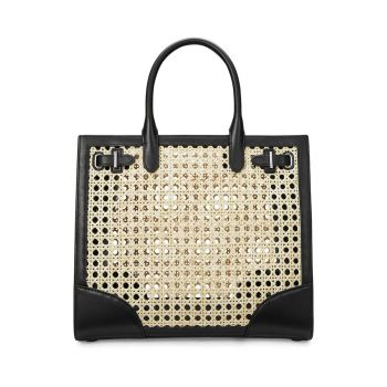 Geanta dama -  bej - One Size INTL - din piele naturala