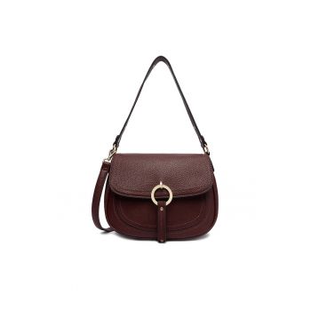 Geanta dama  bordo - C- LSK-K-063-06 - material sintetic