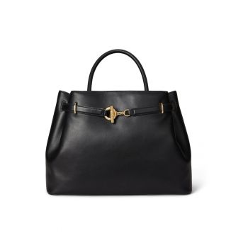 Geanta dama  eleganta din piele - Negru