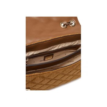 Geanta dama  Giully II - culoare cognac - material textil