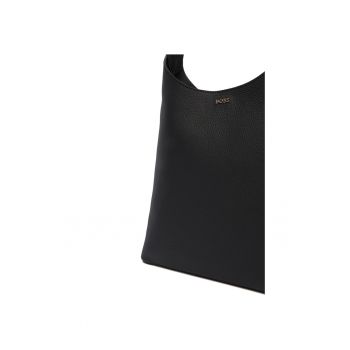 Geanta dama  model Black 001 - piele naturala - culoare neagra