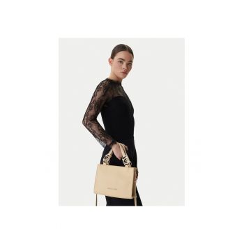 Geanta dama -  piele ecologica - bej - One Size INTL