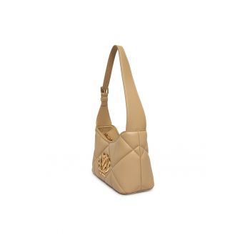 Geanta dama -  piele ecologica - bej - One Size INTL