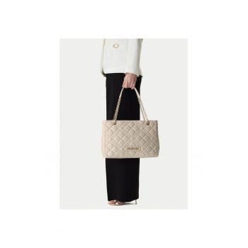Geanta dama -  piele ecologica - bej - One Size INTL