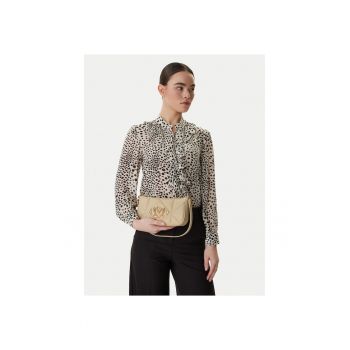 Geanta dama -  piele ecologica - bej - One Size INTL
