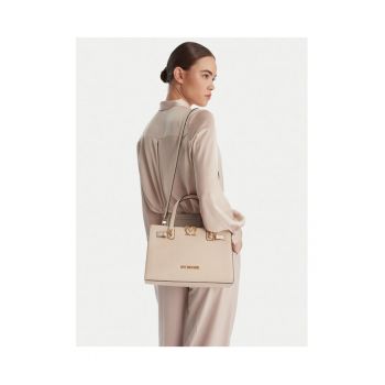 Geanta dama -  piele ecologica - bej - One Size INTL