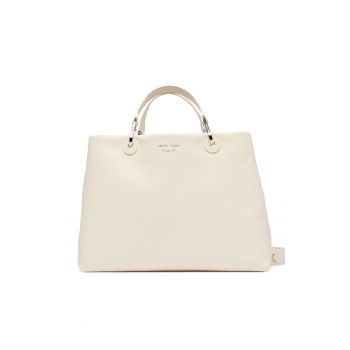 Geanta dama -  piele ecologica - bej - One Size INTL