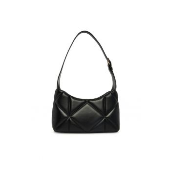 Geanta dama -  piele ecologica - negru - One Size INTL