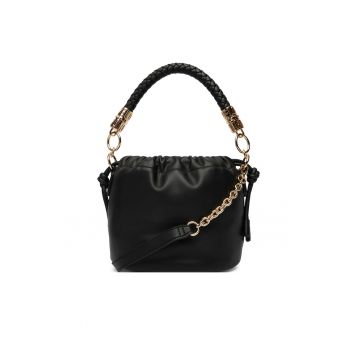 Geanta dama -  piele ecologica - negru - One Size INTL