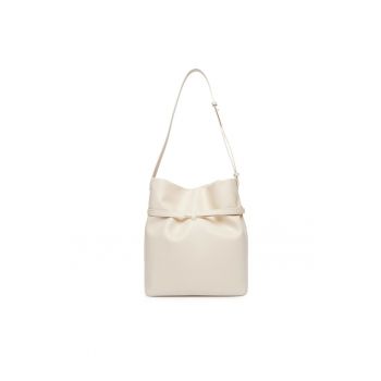 Geanta dama -  piele naturala - bej - One Size INTL