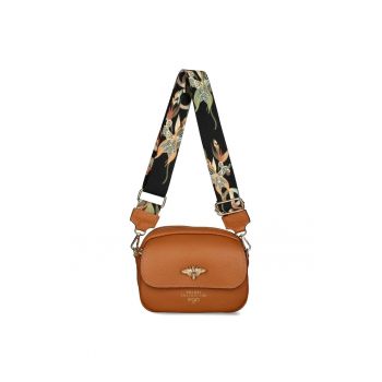 Geanta dama piele naturala camel ES0037RA 040625JZ - Maro - Universal