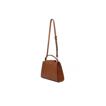 Geanta dama -  piele naturala - maro - One Size INTL