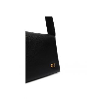 Geanta dama -  piele naturala - negru - One Size INTL