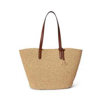 Geanta dama -  plastic - maro - One Size