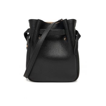 Geanta dama  Romy Small - piele naturala - neagra