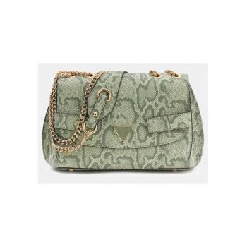Geanta dama  Serenova HWKG8091210-LSL - geanta de umar si crossbody - piele ecologica - verde - model snake - lant auriu