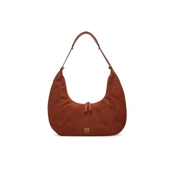 Geanta dama  Slouchy Hobo Big - din piele naturaladwqf - Roz