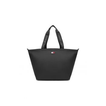 Geanta dama -  textil - negru