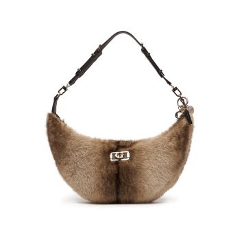 Geanta dama -  tkanina - bej - One Size INTL