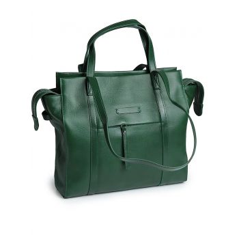 Geanta de dama, 3002, piele naturala, Verde