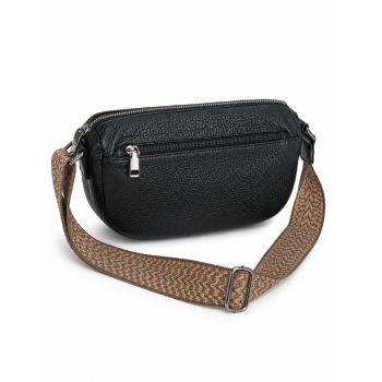 Geanta de dama, 5016, piele naturala, Neagra