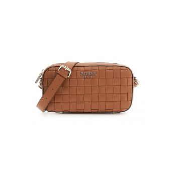 Geanta de umar cu logo Sandy - Maro cognac