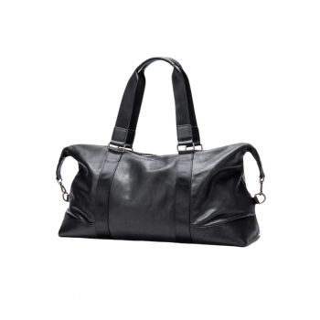 Geanta de voiaj - fitness - piele naturala premium - - Black Edition