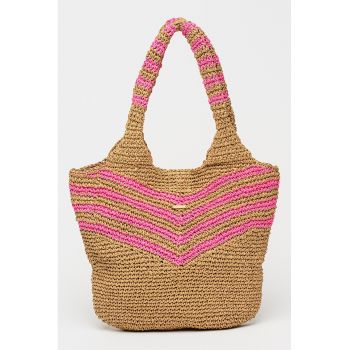 Geanta shopper Serenea - Bej/Roz