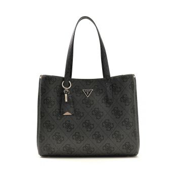 Geanta tote cu model monograma Meridian - Negru stins