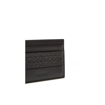 Portofel barbati -  etui pentru carduri - piele naturala - negru