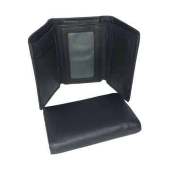 Portofel dama , 009, piele naturala, Negru