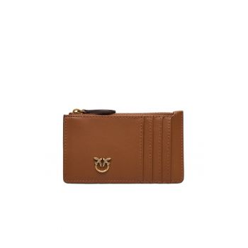 Portofel dama -  Brown L17Q - piele naturala - etui pentru carduri