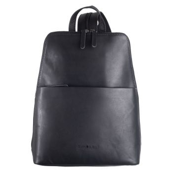 Rucsac dama piele naturala 26 x 32 cm - Fiorentina - - Negru