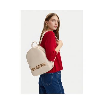 Rucsac fashion dama -  piele ecologica - alb - One Size INTL