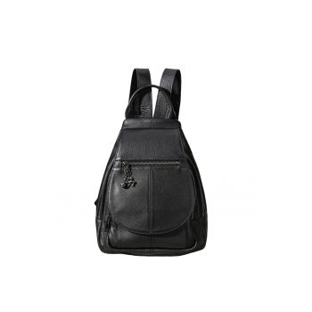 Rucsacuri dama piele naturala - Negru oxid