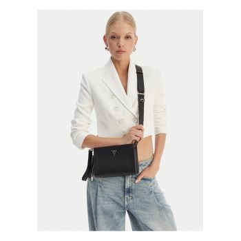 Saszetka barbati -  piele ecologica - negru - One Size INTL