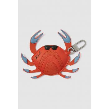Breloc in forma de crab Ikon - Negru/Caramiziu/Albastru