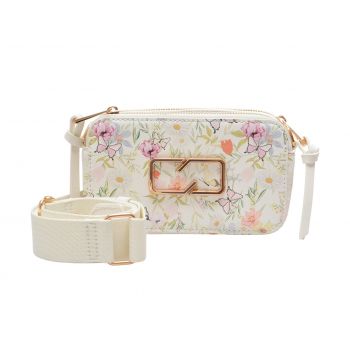 Geanta CALL IT SPRING alba, CAMELYA 113, din piele ecologica