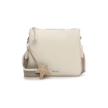 Geanta crossbody cu bareta detasabila - Bej deschis