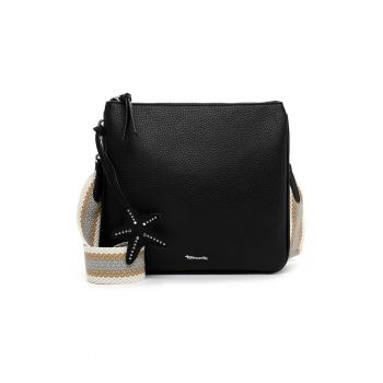 Geanta crossbody cu bareta detasabila - Negru