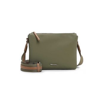 Geanta crossbody cu trei compartimente - Kaki