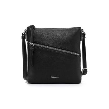 Geanta crossbody de piele ecologica Alessia - Negru