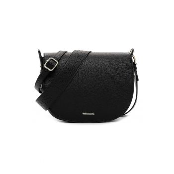 Geanta crossbody de piele ecologica - Negru