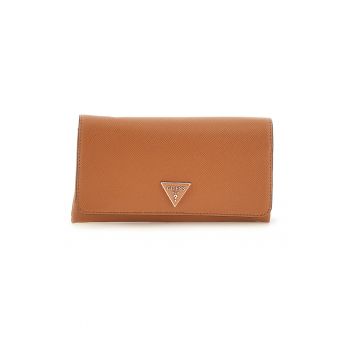 Geanta crossbody din piele ecologica cu bareta din lant Noelle - Caramel