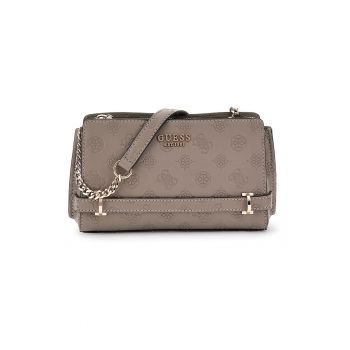 Geanta crossbody din piele ecologica - Maro taupe