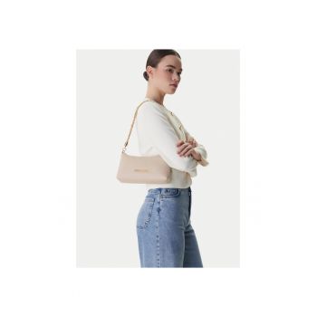 Geanta dama -  piele ecologica - bej - One Size INTL