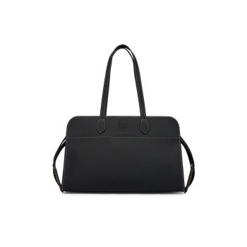 Geanta dama -  piele ecologica - neagra - One Size INTL