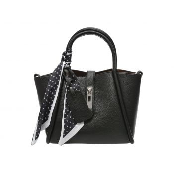 Geanta FLAVIA PASSINI neagra, 23001, din piele ecologica