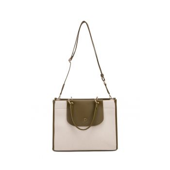 Geanta shopper Amara Nova - Verde masliniu
