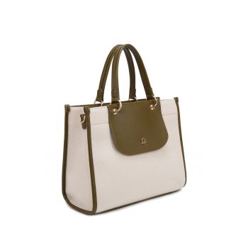 Geanta shopper Amara Nova - Verde masliniu